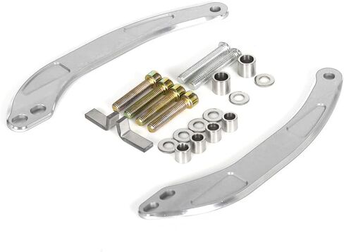 حامل مثبت جذعي للشوكة الأمامية المنحوتة ثلاثية الأبعاد CNC متوافق مع MONKEY 125 2018-2024 JC92، لـ GROM 125 2018-2024 JB02 JB03 (فضي) in Saudi Arabia