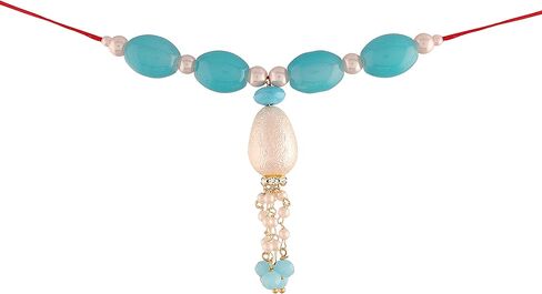 مجموعة كومبو لومبا راخي المعلقة من مصمم المهرجان الهندي بهايا بهابهي من آي جويلز لراكشابهاندان الخاصة (R016-71CO) in Kuwait