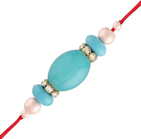 مجموعة كومبو لومبا راخي المعلقة من مصمم المهرجان الهندي بهايا بهابهي من آي جويلز لراكشابهاندان الخاصة (R016-71CO) in Kuwait