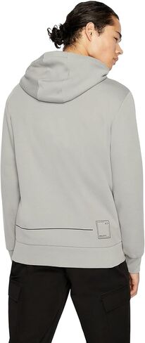 Armani Exchange Cotton Zipper Logo Sweatshirt Zinc LG in Saudi Arabia