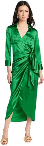 فستان Kadi طويل ملفوف للنساء من L'AGENCE in Kuwait