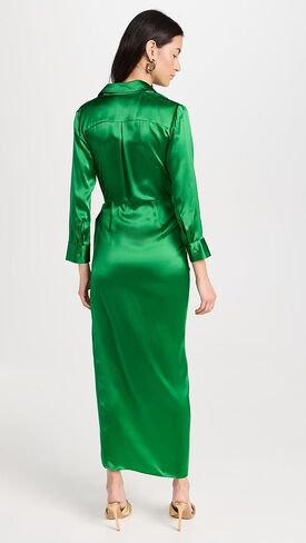 فستان Kadi طويل ملفوف للنساء من L'AGENCE in Kuwait