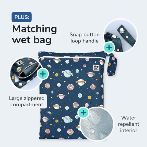 51" Heavy Duty Baby Splat Mat for Under High Chair | Includes Wet Bag | Premium Washable Toddler Mat | Baby Led Weaning | High Chair Mat for Floor | Craft Mat | Splash Mat (Dots on Dots) in Saudi Arabia