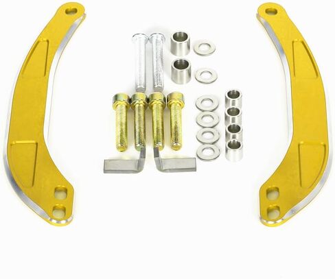 حامل مثبت جذعي للشوكة الأمامية المنحوتة ثلاثية الأبعاد CNC متوافق مع MONKEY 125 2018-2024 JC92، لـ GROM 125 2018-2024 JB02 JB03 (فضي) in Saudi Arabia