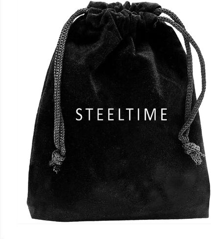 قلادة صليب من الفولاذ المقاوم للصدأ مطلية بالذهب عيار 18 قيراط من Steeltime in Saudi Arabia