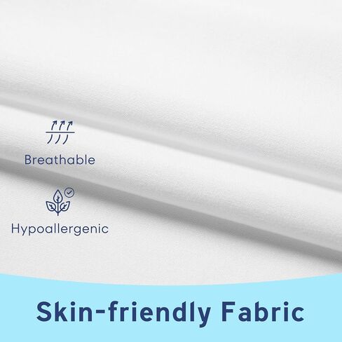 Comfyanno Cot Sheets for Daycare Standard Size - Fits 23" x 52" Cot, 10 Pack Bulk, Daycare Essentials, Soft & Comfortable Fitted Cot Cover, Preschool Kids Nap Time Sheets, Brushed Microfiber- White in Saudi Arabia