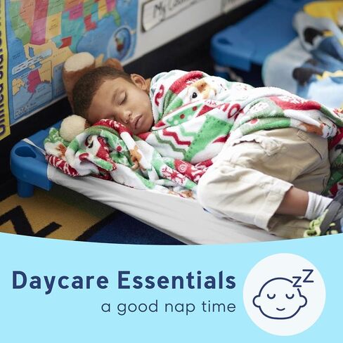 Comfyanno Cot Sheets for Daycare Standard Size - Fits 23" x 52" Cot, 10 Pack Bulk, Daycare Essentials, Soft & Comfortable Fitted Cot Cover, Preschool Kids Nap Time Sheets, Brushed Microfiber- White in Saudi Arabia
