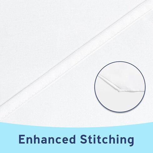 Comfyanno Cot Sheets for Daycare Standard Size - Fits 23" x 52" Cot, 10 Pack Bulk, Daycare Essentials, Soft & Comfortable Fitted Cot Cover, Preschool Kids Nap Time Sheets, Brushed Microfiber- White in Saudi Arabia