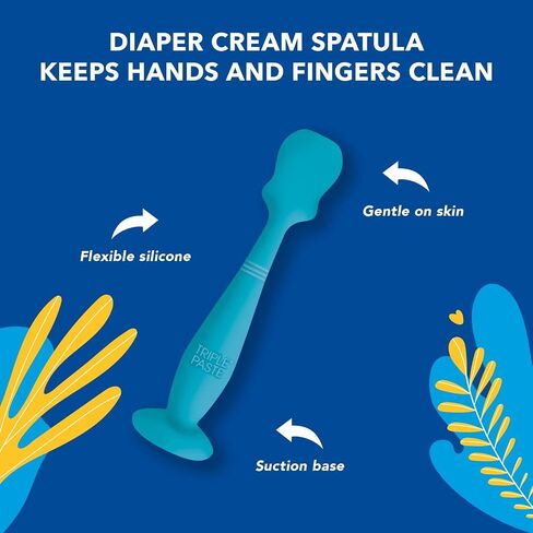 Triple Paste Diaper Rash Cream for Baby - 8 Oz Tub & 3 Oz Tube At Home & On the Go Bundle - Zinc Oxide Ointment Treats, Soothes and Prevents Diaper Rash in Saudi Arabia