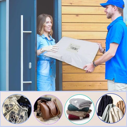 Shipping Bags for Clothing,Poly Mailers for Small Business,Plastic Mailing Bags,4 Models Combined 100PCS Shipping Envelopes for Clothing,C5 A4 B4 A3Poly Bags for Shipping Package Bags White in Saudi Arabia