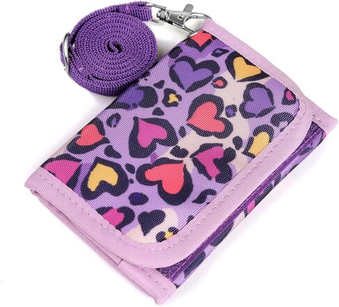 Panda Kids Wallet for Girls, Wallet for Little Young Girls 4-8 6-8 8-10 Ages Cute Small Toddler Wallet with Lanyard, Green Teal in Saudi Arabia