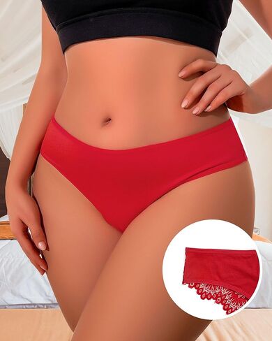 ملابس داخلية نسائية قطنية مقاس كبير XL-4XL سراويل داخلية مثيرة قابلة للتنفس in Kuwait