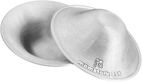 The Original Silver Nursing Cups - Nipple Shields for Nursing Newborn for Sore Cracked Breastfeeding Nipples - 925 Healing Cups Soothe,Relief,Protect and Care with Suede Storage Case (X-Large) in Saudi Arabia