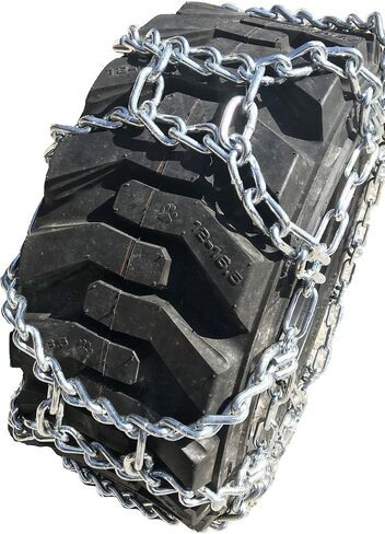 TireChain.com 9.5-32، 9.5 32 سلاسل إطارات الجرار ذات المقبض المزدوج مجموعة من 2 in Saudi Arabia