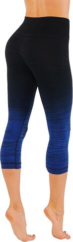 Women's Flexible Yoga Pants Ombre Leggings Activewaer L704 XS-3X in Saudi Arabia