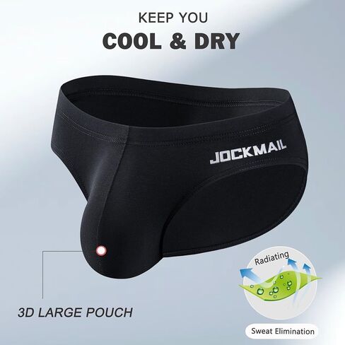 JOCKMAIL Mens Briefs Underwear Men's Cotton Brief Breathable Soft Briefs Sports Underwear for Men in Saudi Arabia