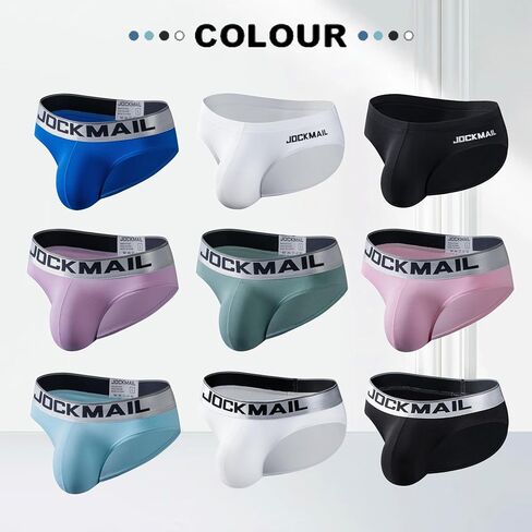 JOCKMAIL Mens Briefs Underwear Men's Cotton Brief Breathable Soft Briefs Sports Underwear for Men in Saudi Arabia