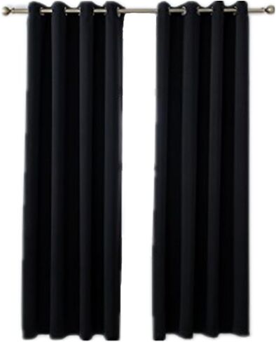 MANGATA CASA Beige Blackout Curtains Grommets 2 Panels for Bedroom-Window Curtain Drapes for Living Room-Darkening Thermal Drape (Beige, 52x63inch) in Kuwait