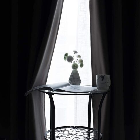 MANGATA CASA Beige Blackout Curtains Grommets 2 Panels for Bedroom-Window Curtain Drapes for Living Room-Darkening Thermal Drape (Beige, 52x63inch) in Kuwait
