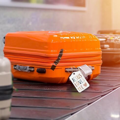 Jesus Luggage Tags for Suitcases, Luggage Tag, Jesus Loves Me, Christian Gifts, Back to School, Trendy Girly 2 Pack Travel Luggage Tag, Teen Girls Gifts Suitcase Tags in Kuwait