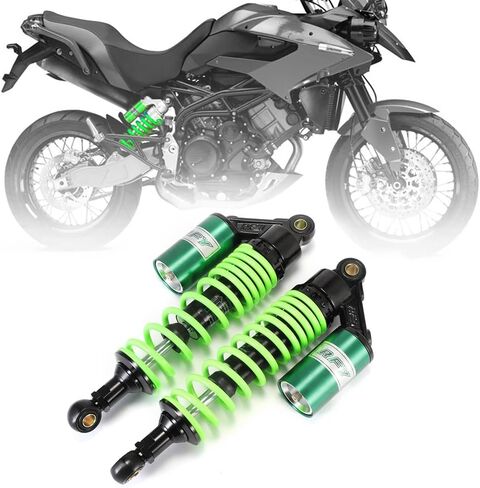 340mm 13.38 inch 7mm Spring Universal Motorcycle Air Shock Absorber Rear Suspension ATV Quad Scooter Dirt Bike For 50cc 75cc 90cc 125cc 150cc 250cc 300cc Green in Saudi Arabia