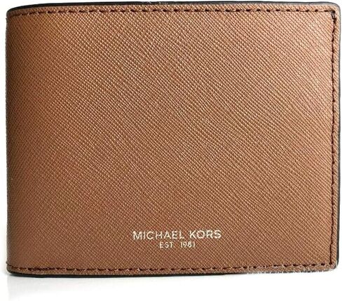 Michael Kors MK Luggage Saffiano Leather Bifold Billfold Slim Wallet, Tan, One Size in Saudi Arabia