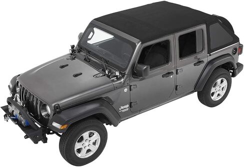 Bestop 5686335 Black Diamond All-New Trektop Soft Top 4-Door for the Jeep Wrangler JL in Saudi Arabia