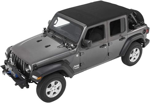 Bestop 5686335 Black Diamond All-New Trektop Soft Top 4-Door for the Jeep Wrangler JL in Saudi Arabia
