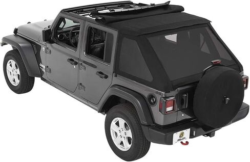 Bestop 5686335 Black Diamond All-New Trektop Soft Top 4-Door for the Jeep Wrangler JL in Saudi Arabia