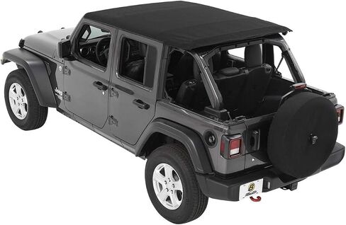 Bestop 5686335 Black Diamond All-New Trektop Soft Top 4-Door for the Jeep Wrangler JL in Saudi Arabia