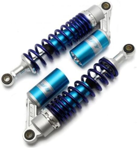 340mm 13.38 inch 7mm Spring Universal Motorcycle Air Shock Absorber Rear Suspension ATV Quad Scooter Dirt Bike For 50cc 75cc 90cc 125cc 150cc 250cc 300cc Green in Saudi Arabia