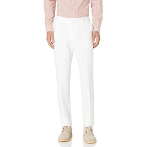 Perry Ellis Men's Slim Fit Linen Cotton End Dress Pant