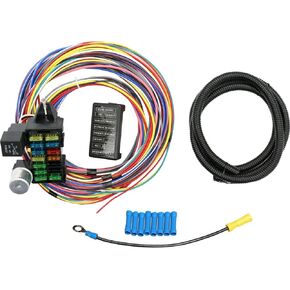Universal 12 Circuit Wiring Wires Harness Fit for Muscle Car Hot Rod Street Rod XL Wires