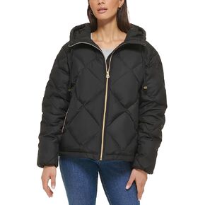 Cole Haan Womens Essential Diamond Quilted Jacket