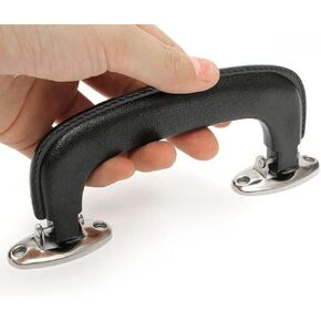 Plastic PU Leather Black Suitcase Luggage Case Handle Grip for Guitar Musical Box Handbags Replacement Handles Accessories 1PCS