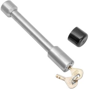 Bulldog Cases Bulldog 580412 Stainless Steel Universal Stainless Steel 5/8" Trailer Dogbone Lock (for 2-1/2" Sq. Class V Receivers)