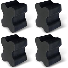 4 PCS Car Coil Spring Spacers for 1In to 1.5In, Vehicle Coil Spring Booster, Coil Spring Spacers, Universal Automotive Coil Spring Lift Accessories for Most Truck SUV Car (Black)