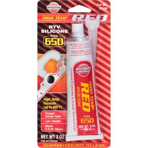 Versachem 65010 Low Volatile High Temperature Red Silicone - 10.3 oz.