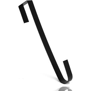Wreath Hanger, 15" to 25" Adjustable Wreath Hangers for Front Door, Indoor or Outdoor Over The Door Wreath Hook Hanger for Easter Spring Halloween Xmas Garland Decorations, 20lb Load Bearing