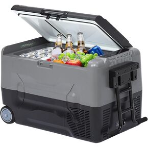 Portable Car Refrigerator/Freezer Electric Cooler Car Fridge, 12V Fridge for Car, 58 Quart -4℉-68℉ Portable Refrigerator for Home, Bar, Camping, Travel, Fishing, Outdoor