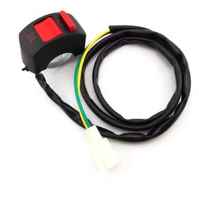 7/8" 22mm On Off Kill Switch 2 Pin Assembly for CRF50 XR50 KLX110 Chinese 50cc 70cc 90cc 110cc 125cc 140cc 150cc 160cc Pit Dirt Bike Scooter Go Kart Mini Bikes
