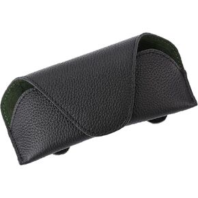 Kundalini Sunglass Holder for Car Visor,Leather Sunglasses Organizer,Car Visor Sunglasses Accessories 6.88 x 3.15 x 1.96 inches Black