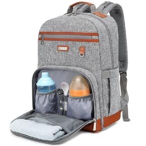 BILLITON AMSHI Diaper Bag, Diaper Bag Backpack for Baby Large Capacity,Baby Bag with Insulated Pockets Multifunctional Diaper Bags for Unisex Waterproof Baby Bags Maternity Bag，Black