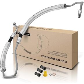 A-Premium Power Steering Pressure Hose Line Assembly Compatible with Toyota Sienna 2007 2008 2009 2010, 3.5L FWD, Pump To Rack/Gear