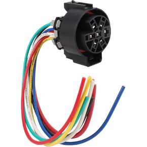 7-way Wire Trailer Plug Connector for Chevy for GM for Toyota for Ford for GMC for DODGE Truck Plug