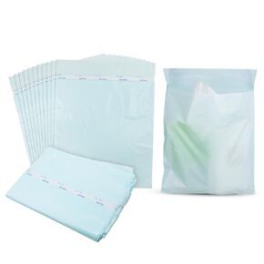 Car Trash Bags Disposable, 100 Pack Car Garbage Bag, Self Adhesive Small Trash Bags for Car, Black for Car, Kitchens, Bedrooms, Offices, During Travel and Camping (9.8 * 12.2 Inches)