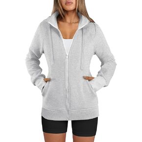 ANRABESS Womens Zip Up Hoodies Fleece Jackets Long Sleeve Sweatshirts Pockets Casual Fall Fashion Preppy Outfits Y2k Clothes