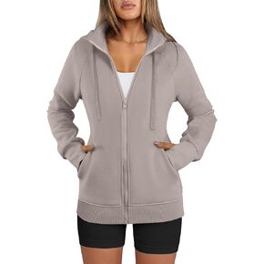 ANRABESS Womens Zip Up Hoodies Fleece Jackets Long Sleeve Sweatshirts Pockets Casual Fall Fashion Preppy Outfits Y2k Clothes