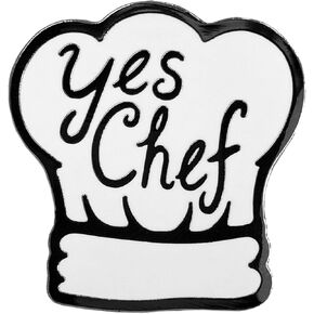 Yes Chef Enamel Lapel Pin
