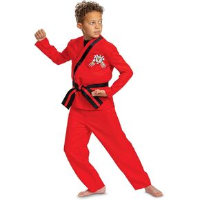 Disguise Boys Kobra Kai Eagle Fang Kids Costume, Official Kobra Kai Cosutme Gi With Belt and Pants